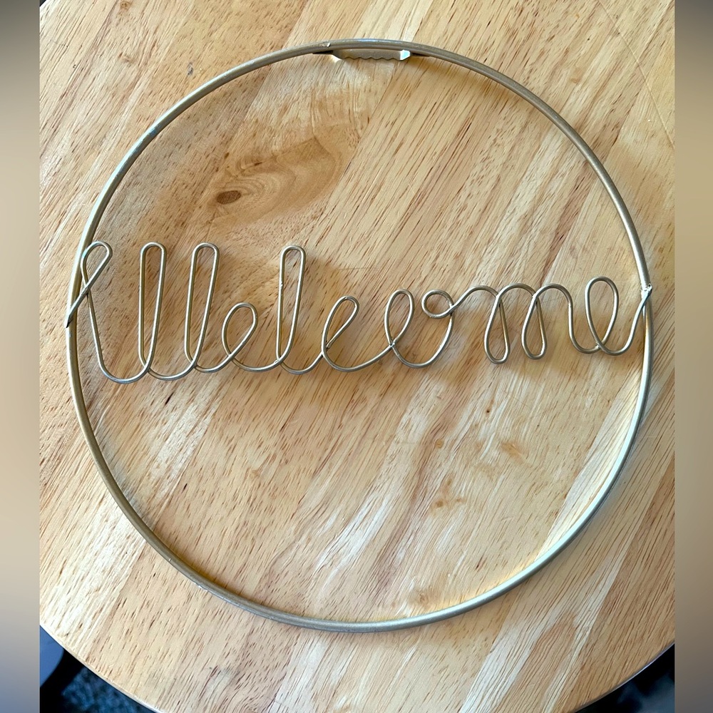 Welcome sign